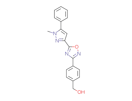 (4-(5-(1-methyl-5-phenyl-1H-pyrazol-3-yl)-1,2,4-oxadiazol-3-yl)phenyl)methanol