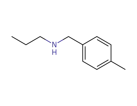 Molecular Structure of 39190-96-0 (N-(4-METHYLBENZYL)-N-PROPYLAMINE)