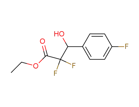 3-(4-fluoro-phenyl)-2,2-difluoro-3-hydroxy-propionic acid ethyl ester