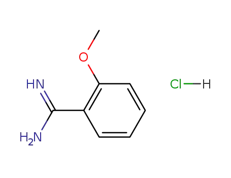 Molecular Structure of 57075-83-9 (2-METHOXY-BENZAMIDINE HCL)