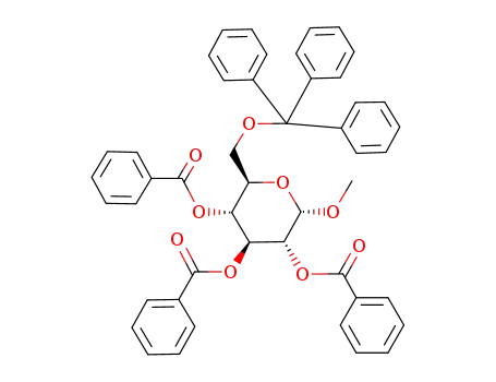 메틸-6-O-트리틸-2,3,4-트리-O-벤조일-α-D-글루코피라노시드