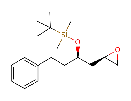 tert-butyldimethyl(((R)-1-((R)-oxiran-2-yl)-4-phenylbutan-2-yl)oxy)silane