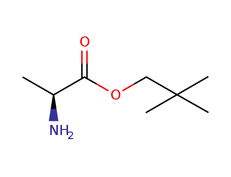 Molecular Structure of 125511-59-3 (Alanine, 2,2-dimethylpropyl ester (9CI))