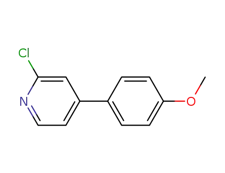 Molecular Structure of 914303-35-8 (2-chloro-4-(4-methoxyphenyl)pyridine)