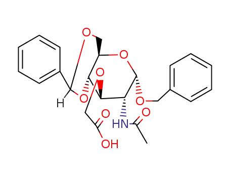벤질2-아세트아미도-4,6-O-벤질리덴-3-O-(카르복시메틸)-2-데옥시-αD-글루코피라노시드