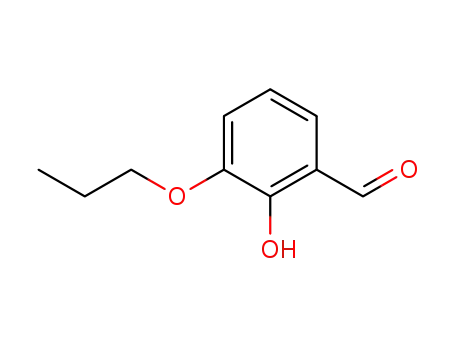 Molecular Structure of 222031-84-7 (2-hydroxy-3-n-propoxybenzaldehyde)