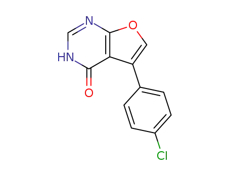 Furo[3,2-d]pyrimidin-4(1H)-one, 5-(4-chlorophenyl)-