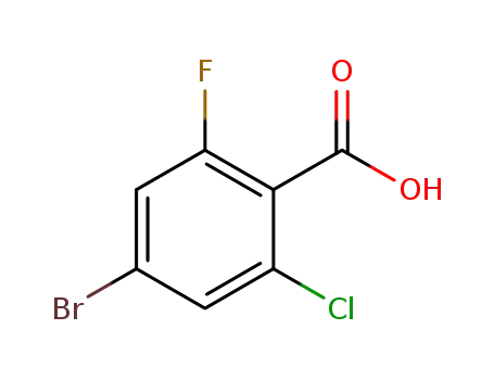 4-Bromo-2-chloro-6-fluorobenzoic acid