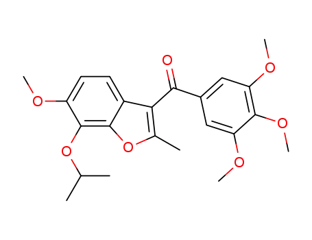6-methoxy-2-methyl-7-(propan-2-yloxy)-3-(3,4,5-trimethoxybenzoyl)-1-benzofuran