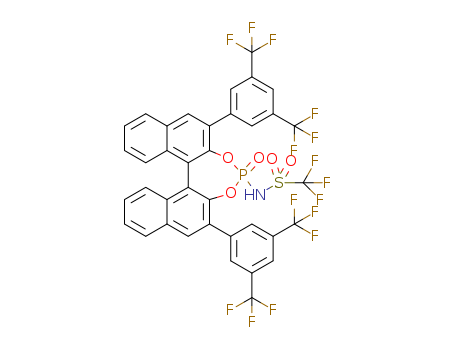 N-[(11bS)-2,6-bis[3,5-bis(trifluoromethyl)phenyl]-4-oxidodinaphtho[2,1-d:1',2'-f][1,3,2]dioxaphosphepin-4-yl]-1,1,1-trifluoro-Methanesulfonamide