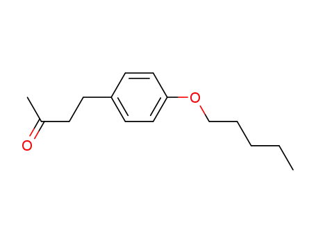 Molecular Structure of 92729-59-4 (4-(4-pentoxyphenyl)-2-butanone)