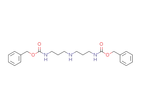 Molecular Structure of 183249-68-5 ([3-(3-benzyloxycarbonylaminopropylamino)propyl]carbamic acid benzyl ester)