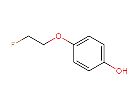 Molecular Structure of 93613-07-1 (Phenol, 4-(2-fluoroethoxy)-)