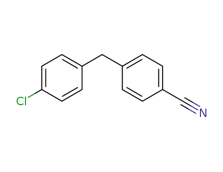 Molecular Structure of 30203-91-9 (Benzonitrile, 4-[(4-chlorophenyl)methyl]-)