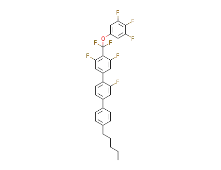 4-(difluoro(3,4,5-trifluorophenoxy)methyl)-2',3,5-trifluoro-4''-pentyl-1,1':4',1''-terphenyl