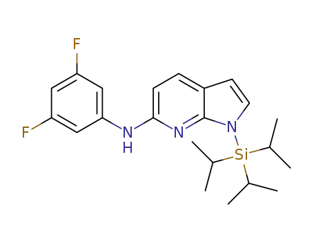N-(3,5-difluorophenyl)-1-(triisopropylsilyl)-1H-pyrrolo[2,3-b]pyridin-6-amine