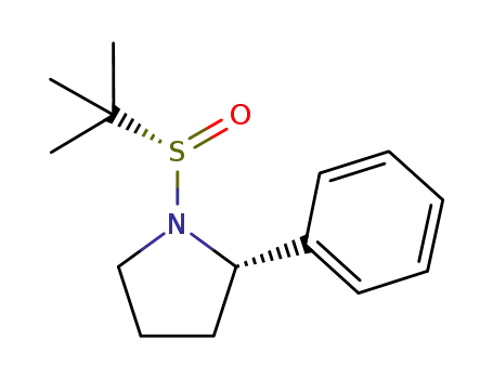 (S)-1-((S)-2-methyl-propane-2-sulfinyl)-2-phenyl-pyrrolidine
