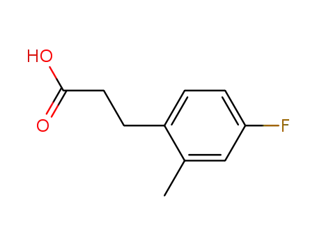 3-(4-FLUORO-2-METHYL-PHENYL)-프로피온산