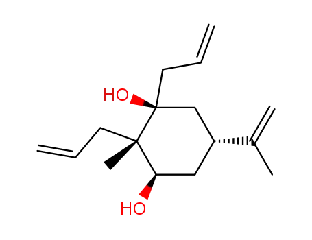 (1S,2S,3R,5R)-1,2-diallyl-5-isopropenyl-2-methylcyclohexane-1,3-diol