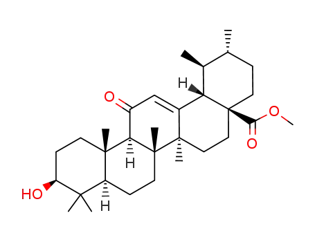 Urs-12-en-28-oic acid,3-hydroxy-11-oxo-, methyl ester, (3b)-