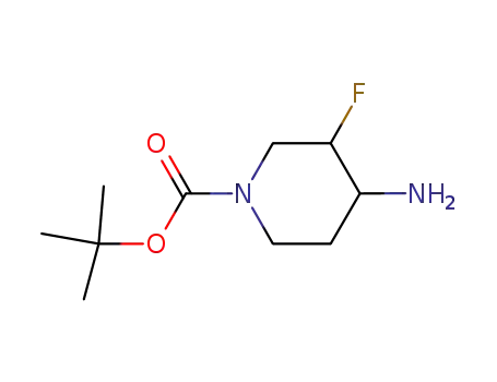 TERT-BUTYL 4-AMINO-3-FLUOROPIPERIDINE-1-CARBOXYLATE