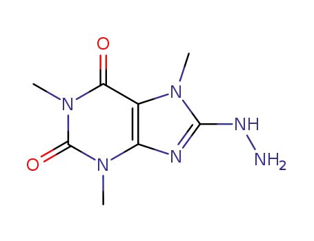 8-hydrazinyl-1,3,7-trimethyl-3,7-dihydro-1H-purine-2,6-dione