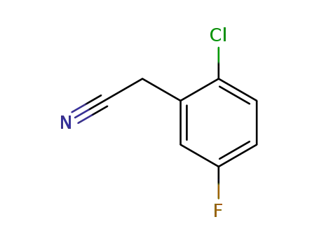 Molecular Structure of 395675-23-7 (2-Chloro-5-fluorophenylacetonitrile)