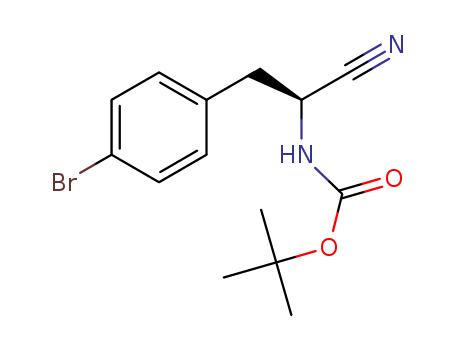 Carbamic acid,N-[(1S)-2-(4-bromophenyl)-1-cyanoethyl]-, 1,1-dimethylethyl ester