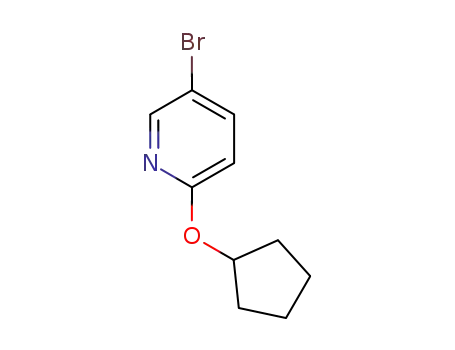 Molecular Structure of 494771-68-5 (Pyridine, 5-bromo-2-(cyclopentyloxy)-)