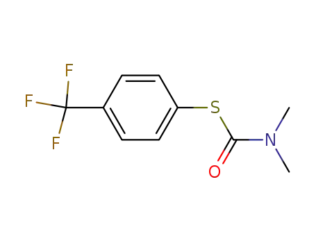 Molecular Structure of 130782-68-2 (S-(4-(trifluoromethyl)phenyl) N,N-dimethylcarbamothioate)