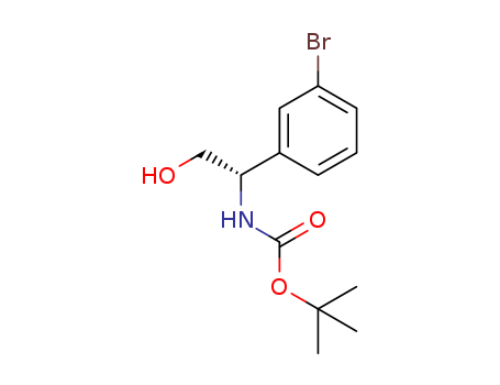 Carbamic acid, [(1S)-1-(3-bromophenyl)-2-hydroxyethyl]-, 1,1-dimethylethyl ester (9CI)