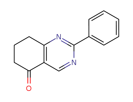 Molecular Structure of 21599-31-5 (2-phenyl-5,6,7,8-tetrahydroquinazolin-5-one)