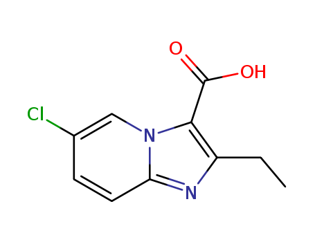6-chloro-2-ethylimidazo[1,2-a]pyridine-3-carboxylic acid Cas no.1216142-18-5 98%