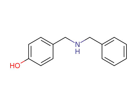 Molecular Structure of 52447-51-5 (Phenol, 4-[[(phenylmethyl)amino]methyl]-)