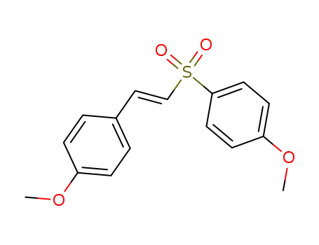 Benzene, 1-methoxy-4-[[(1E)-2-(4-methoxyphenyl)ethenyl]sulfonyl]-