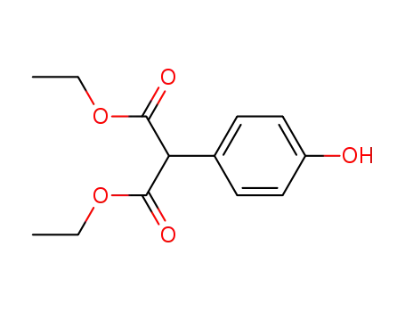 Propanedioic acid, (4-hydroxyphenyl)-, diethyl ester