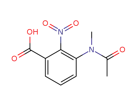 3-(N-acetyl-N-methylamino)-2-nitrobenzoic acid