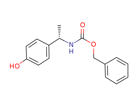 CarbaMic acid, N-[(1S)-1-(4-hydroxyphenyl)ethyl]-, phenylMethyl ester