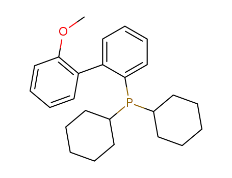 Molecular Structure of 255835-82-6 (2-(Dicyclohexylphosphino)-2'-methoxybiphenyl)