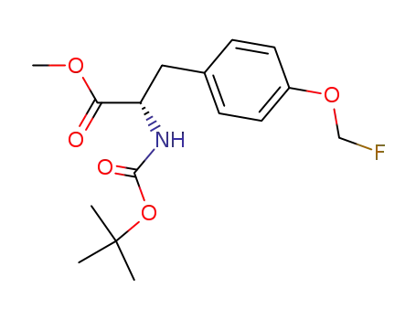 (S)-2-tert-butoxycarbonylamino-3-[4-(fluoromethoxy)phenyl]propionic acid methyl ester