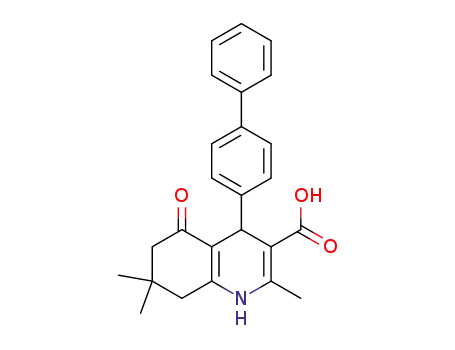 4-([1,1’-biphenyl]-4-yl)-2,7,7-trimethyl-5-oxo-1,4,5,6,7,8-hexahydroquinoline-3-carboxylic acid