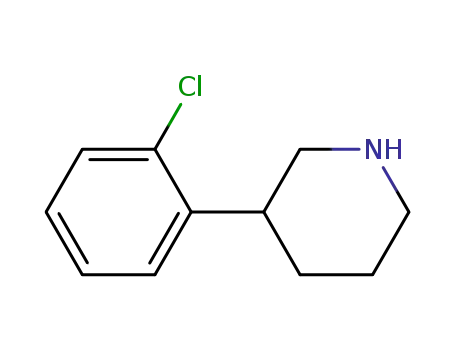 Piperidine, 3-(2-chlorophenyl)-