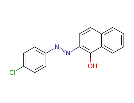 Molecular Structure of 26496-69-5 (1-Naphthalenol, 2-[(4-chlorophenyl)azo]-)