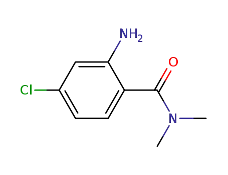Molecular Structure of 898541-55-4 (2-amino-4-chloro-N,N-dimethylbenzamide(SALTDATA: FREE))