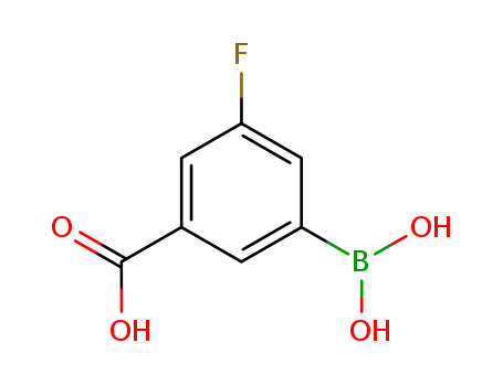 (3-CARBOXY-5-FLUORO)BENZENEBORONIC ACID