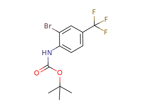 tert-butyl 2-bromo-4-(trifluoromethyl)phenylcarbamate