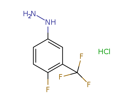 4-Fluoro-3-(trifluoromethyl)phenylhydrazine hydrochloride cas no. 502496-22-2 98%