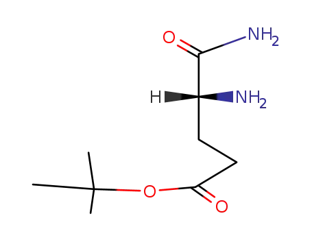 Molecular Structure of 70701-78-9 (Pentanoic acid, 4,5-diamino-5-oxo-, 1,1-dimethylethyl ester, (R)-)