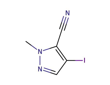 1H-피라졸-5-카르보니트릴, 4-요오도-1-메틸-