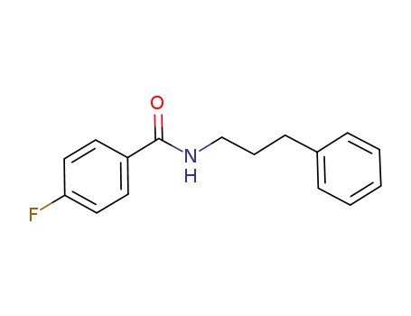 4-fluoro-N-(3-phenylpropyl)-benzamide